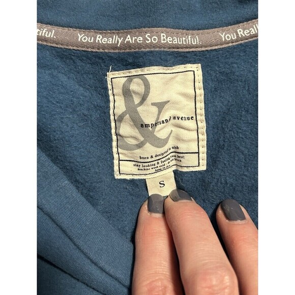 Ampersand Avenue Side Zip Pullover Small - Picture 6 of 10